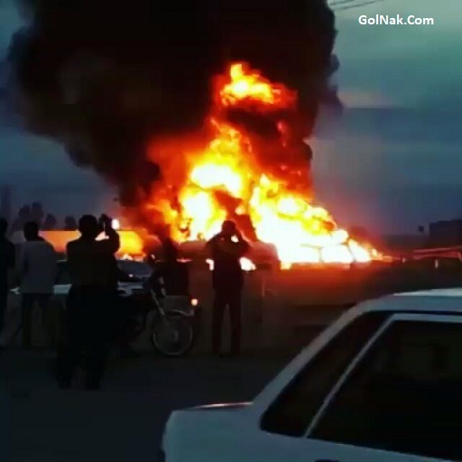 فیلم انفجار در شرکت گاز خمیرمایه دزفول 3 دی 96 + دلیل منفجر شدن