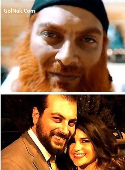 عکس جوزف سلامه بازیگر داعشی نقش ابوعمر به وقت شام چطوری ایرانی و همسرش