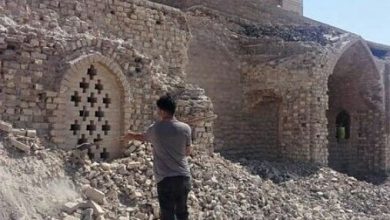 خراب شدن آرامگاه میراث فرهنگی رادمان پور ماهک یعقوب لیث صفاری دزفول