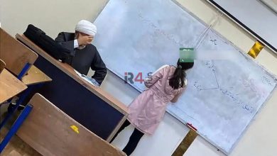 حضور دانشجوی دختر بدون حجاب در کلاس درس معارف جنجالی شد / عکس  –   ایران فورفان