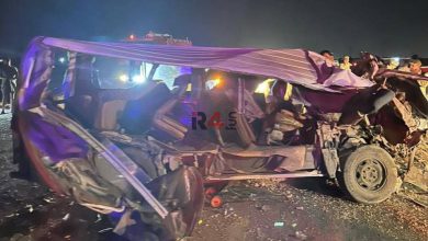 تصادف مرگبار دو خودرو ون حامل زائران ایرانی در عراق / ۱۹ کشته و ۱۱ مصدوم –   ایران فورفان