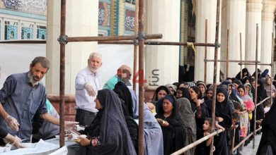 پذیرایی از ۶۰ هزار  عزادار حسینی در مسجد مقدس جمکران –   ایران فورفان