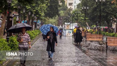 هشدار هواشناسی بارش باران برای این استان‌ها / پیش‌بینی هوا در آخر هفته –   ایران فورفان