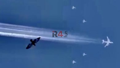 ببینید | اسکورت هواپیمای پوتین توسط جنگنده‌های سوخو هنگام عبور از آسمان ایران –   ایران فورفان