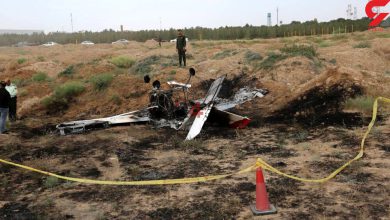 عکس جگرسوز خلبان هواپیمای سقوط کرده در کرج –   ایران فورفان
